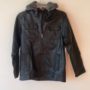 Ring of fire XL faux leather jacket. Very stylish